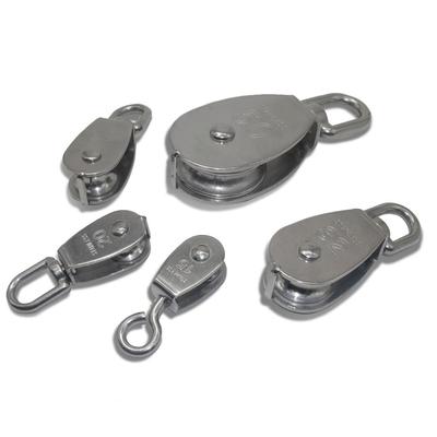 Stainless Steel Pulley Belt Pulley Elevator Pulley Trailer Accessories RV Traction Pulley 400kg 250kg 150kg 75kg 35kg 304 Pulley
