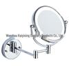 Wall-Mounted LED Touch Makeup Mirror with Recessed Wiring, Telescopic Fold, for Hotel Bathrooms