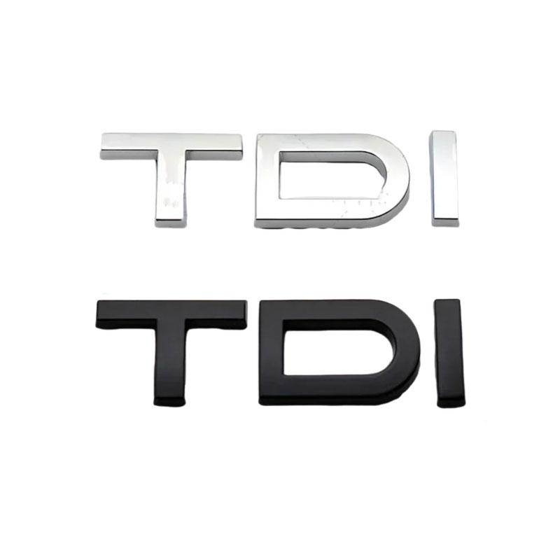 3D ABS Buchstaben Logo TFSI TDI Auto Heckklappe Aufkleber Emblem Abzeichen Decals für A3 A4 A5 A6 A7 A8 Q2 Q3 Q5 Q7 Zubehör