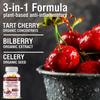 Tart cherry, blueberry, and celery 12000 mg - Powerful uric acid cleanser, supports joint health