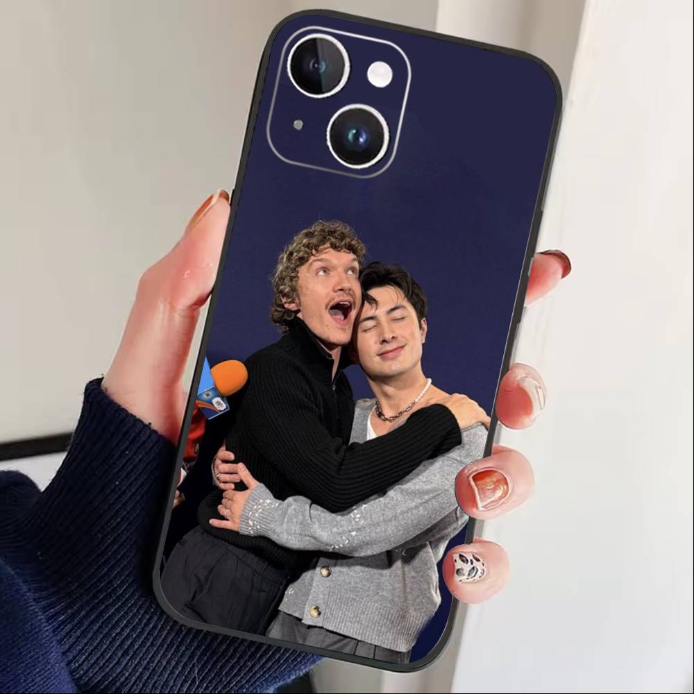 

N-Heated-Rivalry Phone Case For iPhone17,16,15,14,13,12 Plus,Max Soft Silicone Black Cover iPhone17air