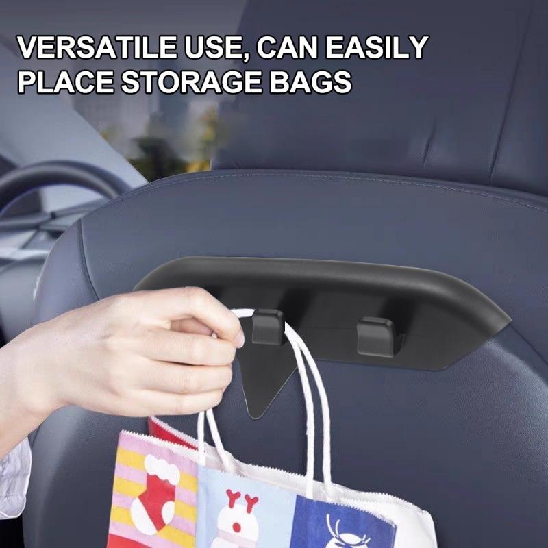 Car Rear Seat Hook for Tesla Model 3/Y Automotive Back Row Hanging Storage Holder Multifunctional Car Seat Backrest Storage Hook