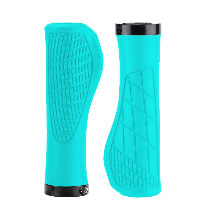 2PCS Non-slip Mountain Bike Handlebar Grip Soft Rubber MTB Grips Anti-skid Comfortable Lockable Bicycle Grips Bike Parts