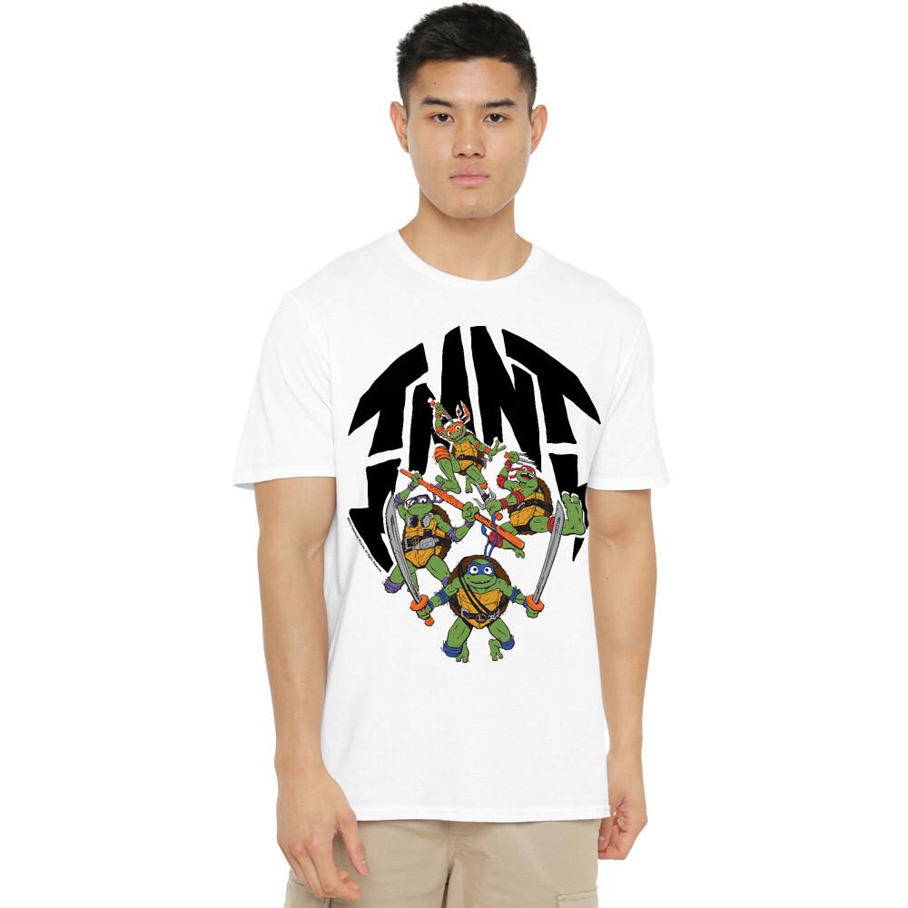Tmnt Mutant Mayhem Turtle Shell T-Shirt S-5XL White L