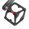 1 Pair Black and Red Bike Foot Pedal 9/16 Inch Thread Flat Bike Pedals  Cycling Upgrade