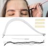 Eyebrow Tattoo Line Marker Ruler Microblading Eyebrow Mapping Positioning Tool with String Ink Dropper