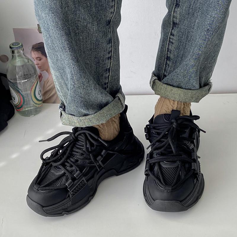 American Style Chunky Platform Sneakers Women Spring Thick Soled Sport Shoes Woman Designer Platform Shoes for Women