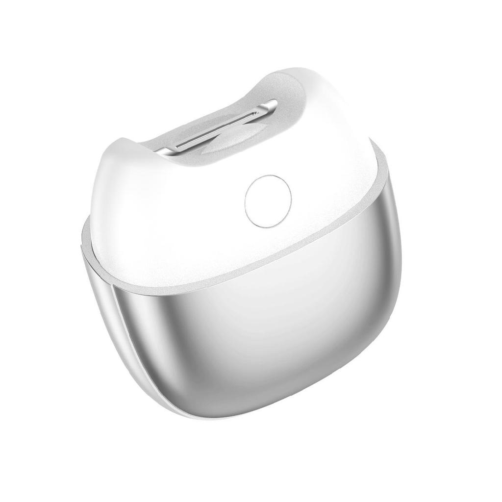 Compact 3-in-1 Electric Nail Care Set for Seniors & Kids: Clipper, Grinder, Polisher, Anti-Pinch Design, Portable.