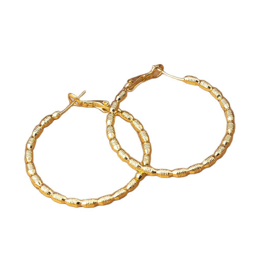 Hong Kong Style Vintage Minimalist Hoop Earrings for Round Face, 2025 Edition