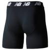 New Balance Premium Boxer Front Black Size M Size Men's Briefs, 6-inch, Opening, 3-Pack (LAU13001), Quick-Drying, (Black/Black), (Japan L)