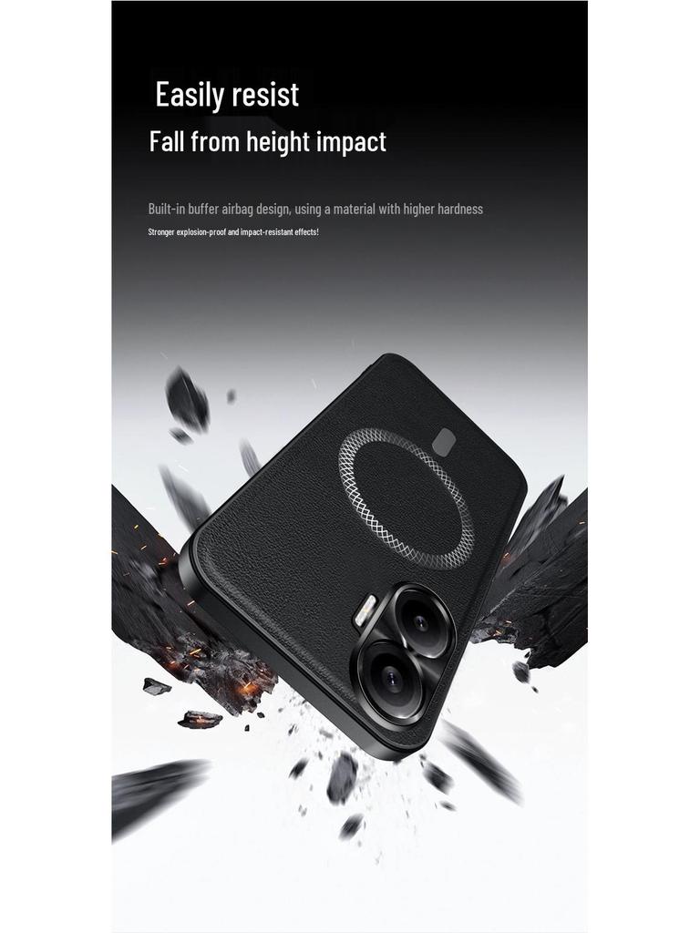 Redmi Turbo4Pro Magnetic Anti-Drop Case for Xiaomi POCO F7 - Full Coverage, Stylish Design for Men and Women