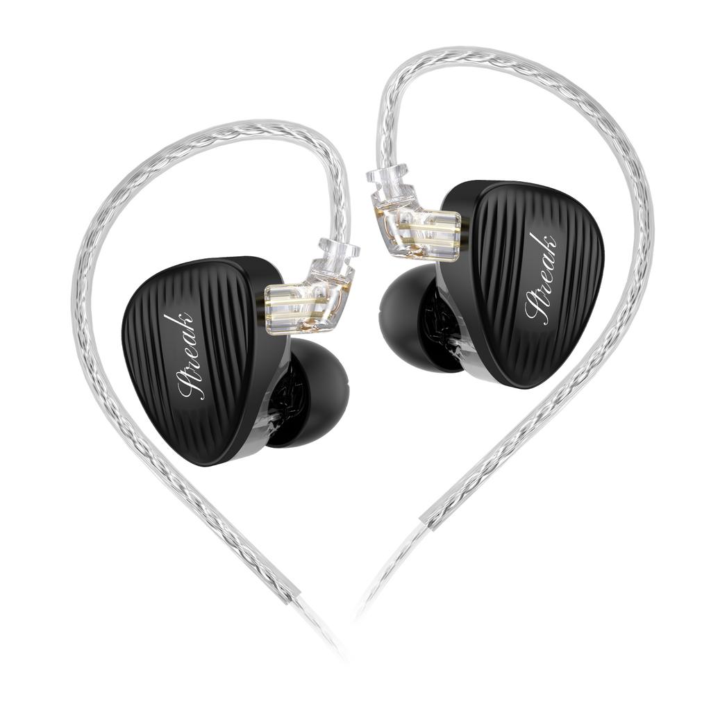 GK STREAK Earphones New-Generation Upgraded Dynamic Driver Unit + Microplate Tweeter Unit Metal Headphone