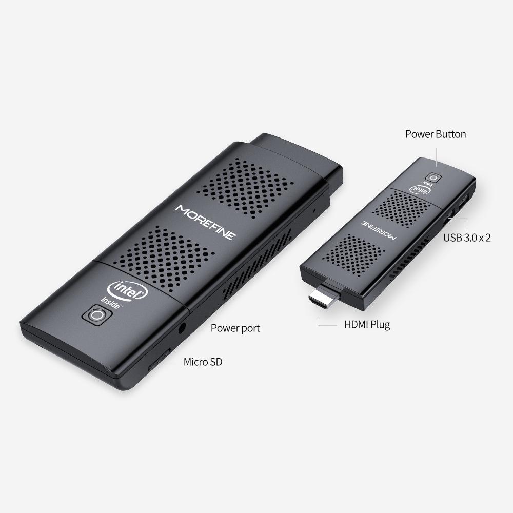 J4125 Quad-Core Mini PC Stick M1K: Kompakter Win11 HDMI 2.0 Taschenformat-Host