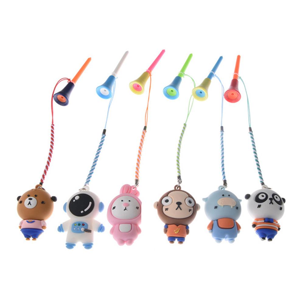 

6Pcs Golf Rubber Tees With Handmade Rope Prevent loss Different Cartoon Pattern Golf Ball Holder And Braided Rope Golf Gift