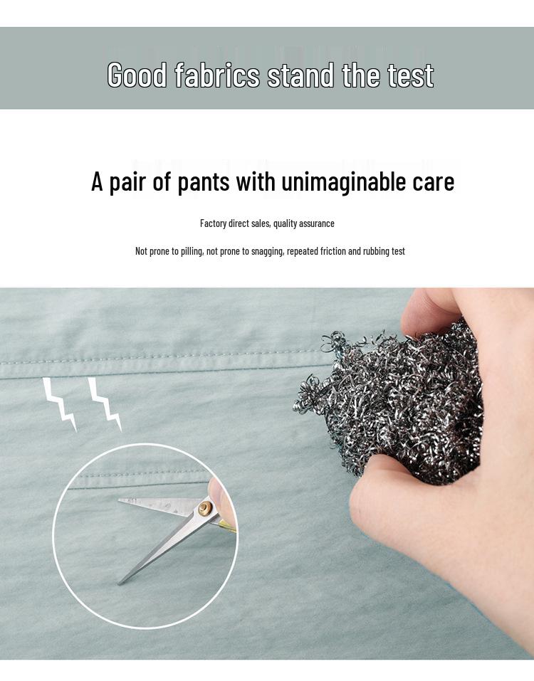 Ice Silk Wide-Leg Women's Summer Pants 2026 - Lightweight, Wrinkle-Resistant Cotton with High-End Drape Design.