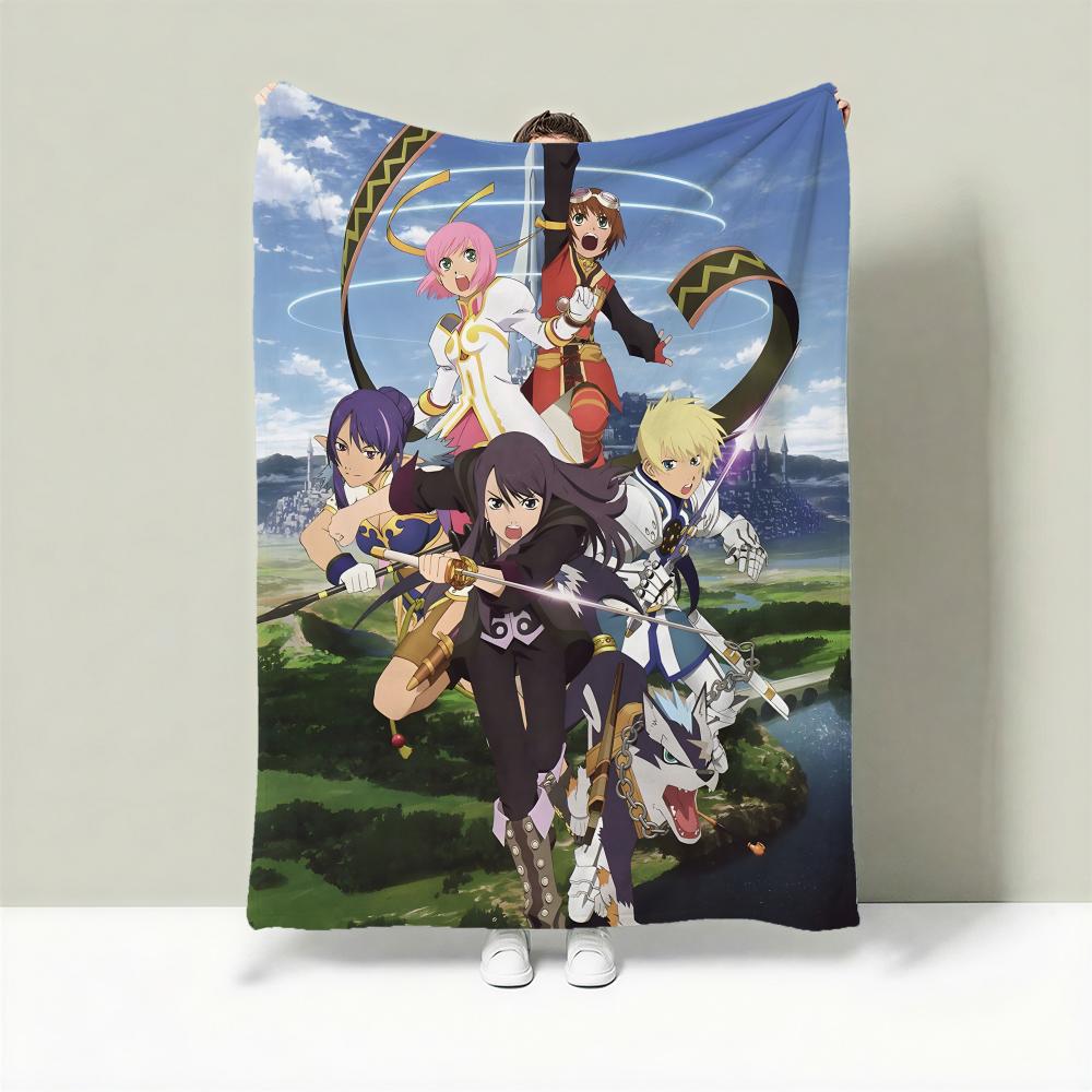 

Game T-Tales Series Throw Lightweight 240g Flannel Blanket Soft Skin-friendly for Summer Cooling 75cmx90cm