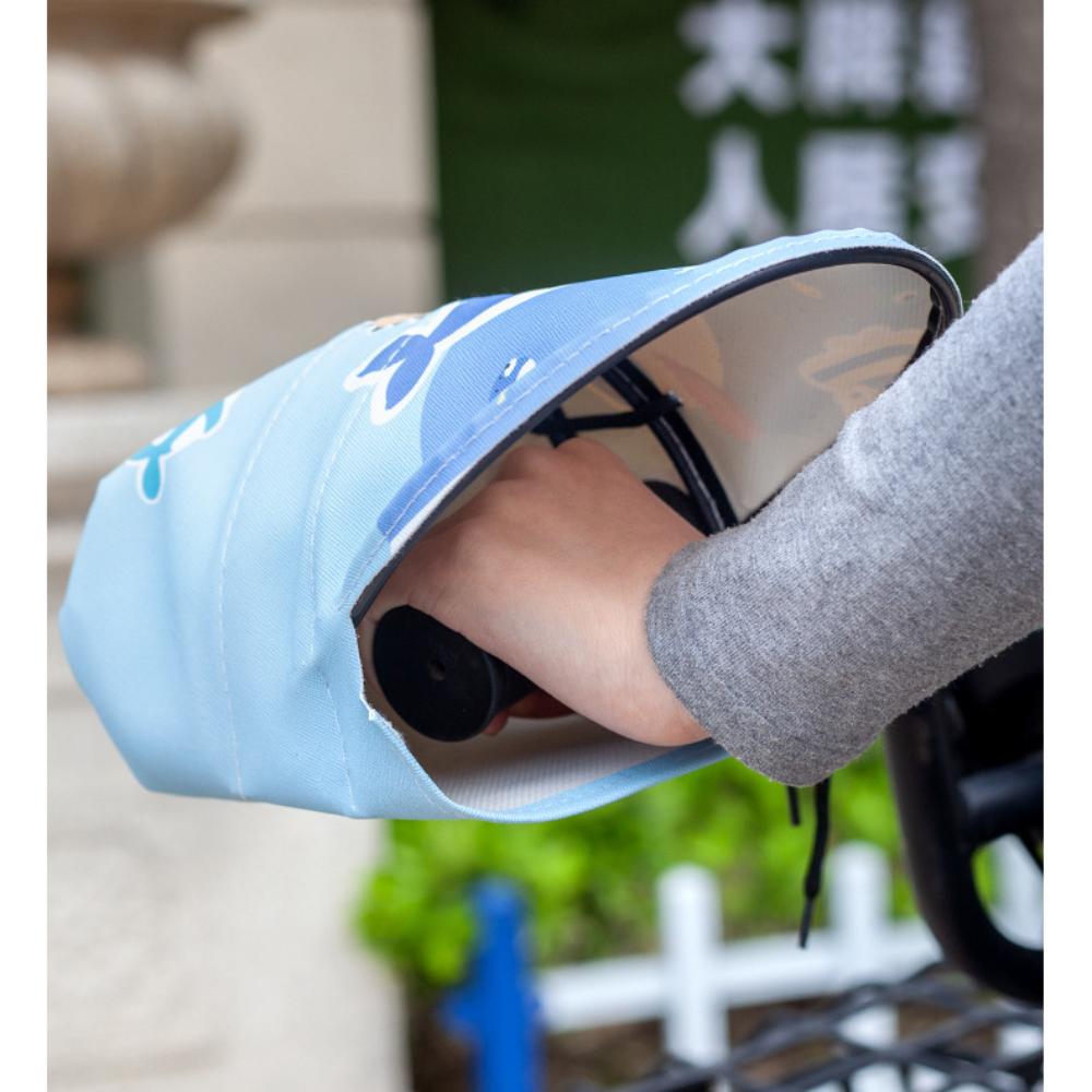 Breathable Motorcycle Handlebar Gloves Sunshade Handle Covers Scooters Hand Guards  Summer