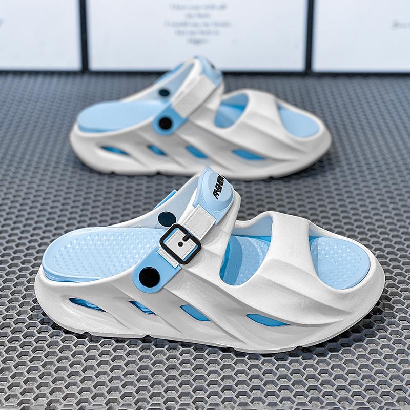 Fashion 2025 New Men Slippers Summer Slides Dual-purpose Sandals EVA Soft-sole Upsteam Shoes Unisex Indoor Outdoor Walking Beach Shoes