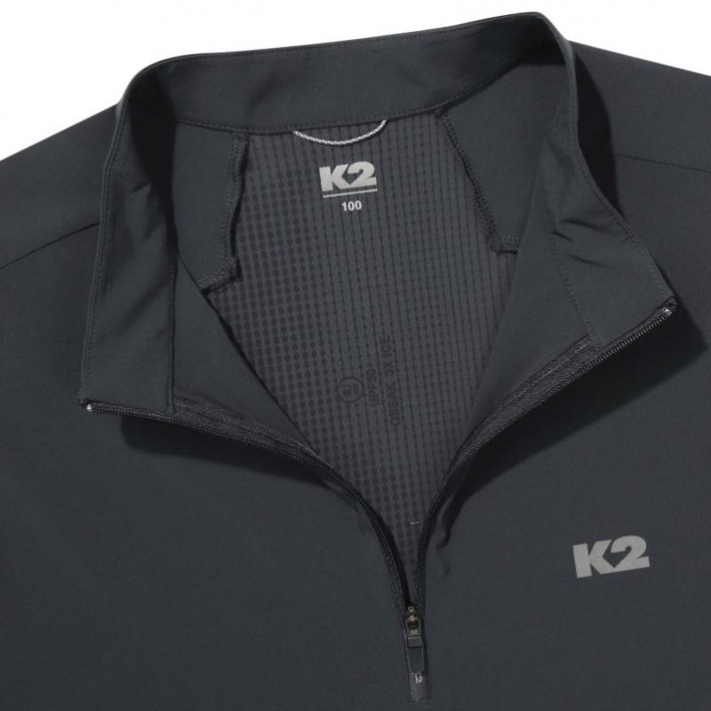 K2 Men S Summer Cooling T ShirT oSSak Sunguard ShorT Sleeve Zip Up Kmm25223