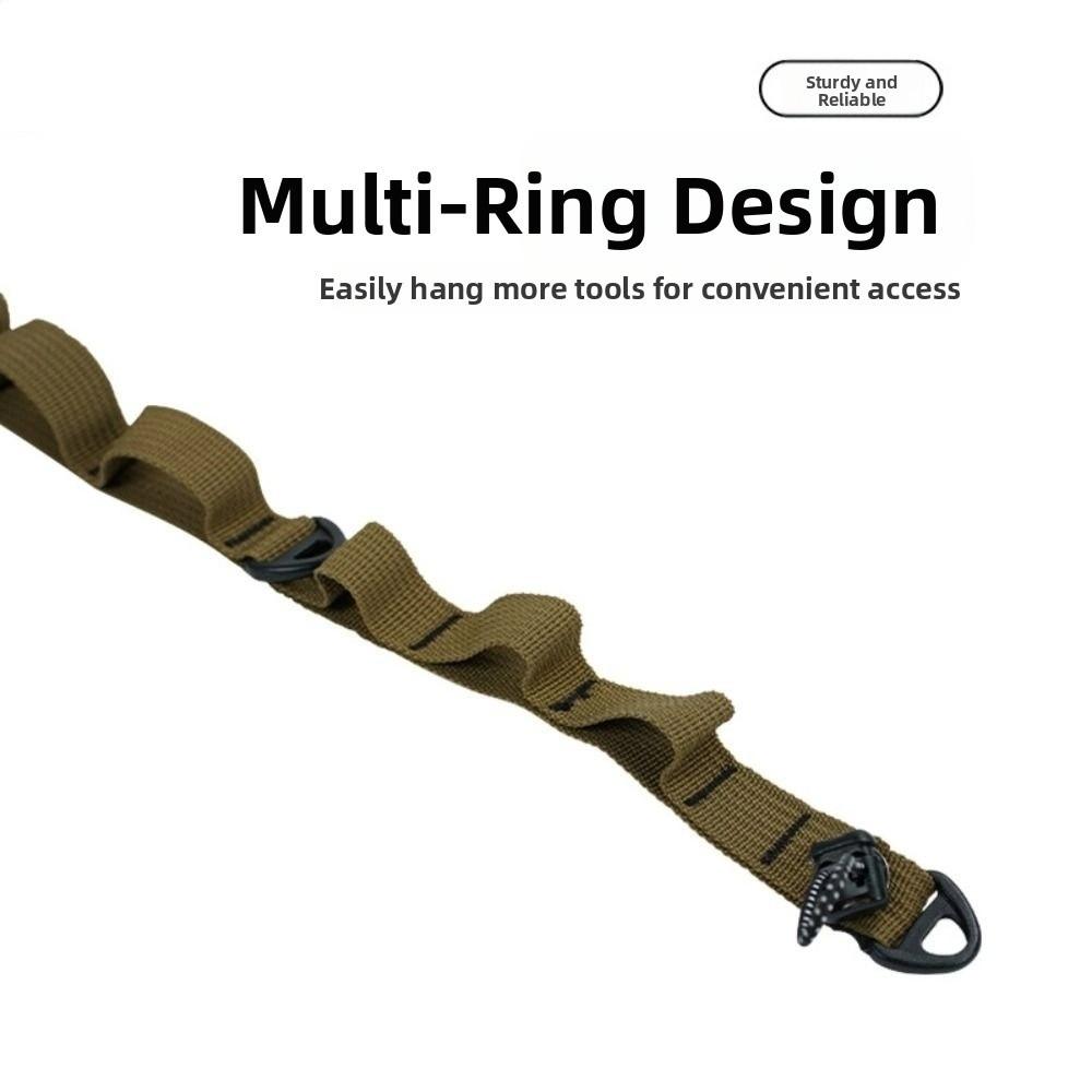 Multi-functional Crossbody Harness Adjustable Camping Hangings Rope  Storage Solution