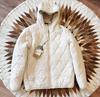 Cozy Quilted Mulberry Silk Hooded Jacket - Japanese Retro Autumn/Winter Style