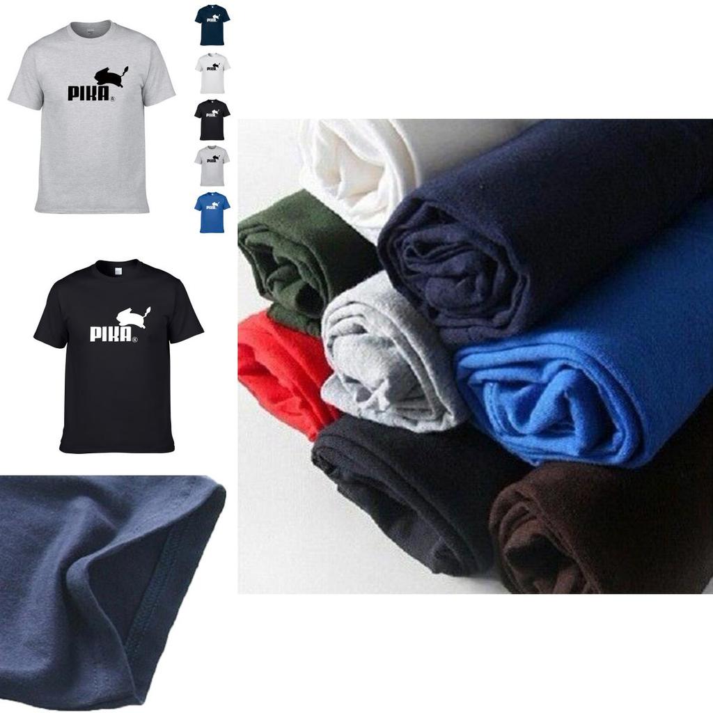 Hochwertiges Pokemon Cartoon Pika Pikachu Lustiges Anime Logo Herren Damen Mehrfarbiges T-Shirt