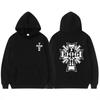 New Dogtown Og Black White Logo Print Hoodie Men Women  Autumn Winter Fleece Streetwear