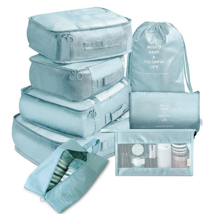 8-Piece Travel Luggage Organizer Set: Suitcase Storage Bags for Packing