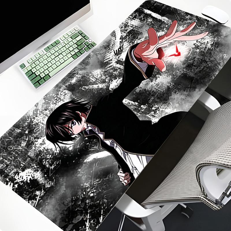 Kawaii Mouse Pad Xxl Gaming Desk Mat Pc Computer Game Accessories Nonslip Cool Keyboard Pad Code Geass Anime Extended Mousepads
