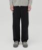KNITTED [Knitted X Bdkd] Tr Wide Elastic Waist Slacks Black