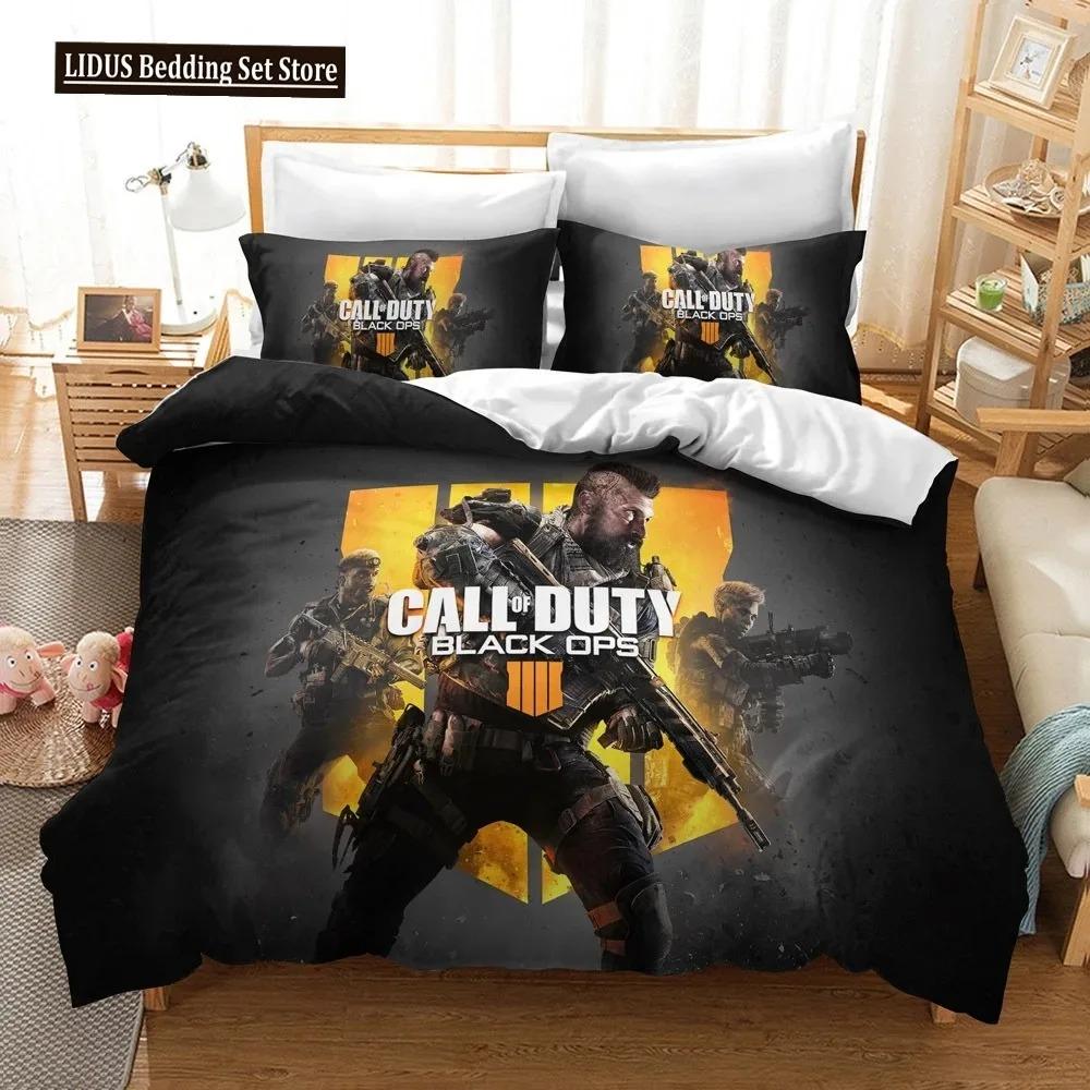 

Постільна білизна Call Of Duty Warzone Комплект односпальний, полуторний, двоспальний, queen, king Розмір ігрового комплекту для ліжка Дорослий, Дитяча спальня Комплекти з підковдрою 3D-друк 020 US Full 200x230cm