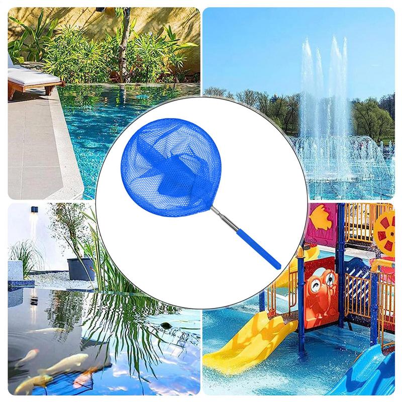 Pool Nets For Cleaning Telescoping Pool Skimmer Leaf Skimmer Net for Swimming Pools Cleaning Leaves and Debris Pool Accessories