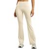 Womens Pants Casual Pants With Pockets Pull Flare Slacks High Waist Stretchy Trousers