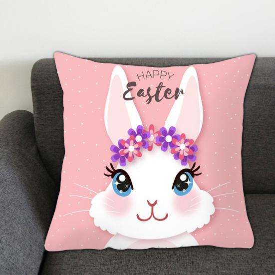 Användbart kuddfodral Andas osynlig dragkedja Lättviktssoffa Soffa Bunny tryckt örngott
