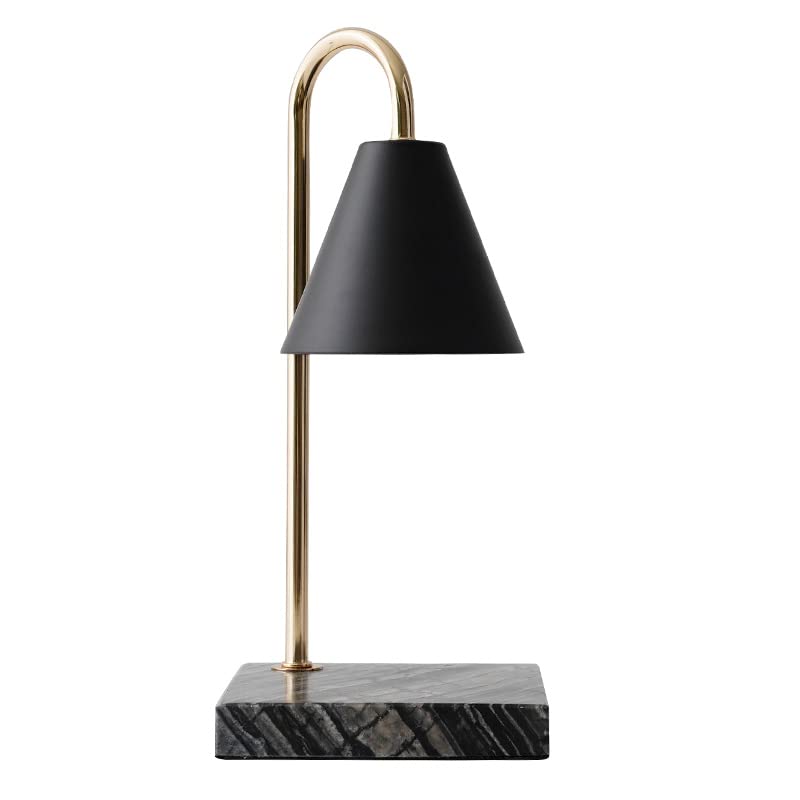 

Marble Candle Warmer with Timer Manual Aroma Candle Warmer Aroma Packaging Recommended as a Gift créer [Stepless Dimming/Spare Bulb/WEB Included]