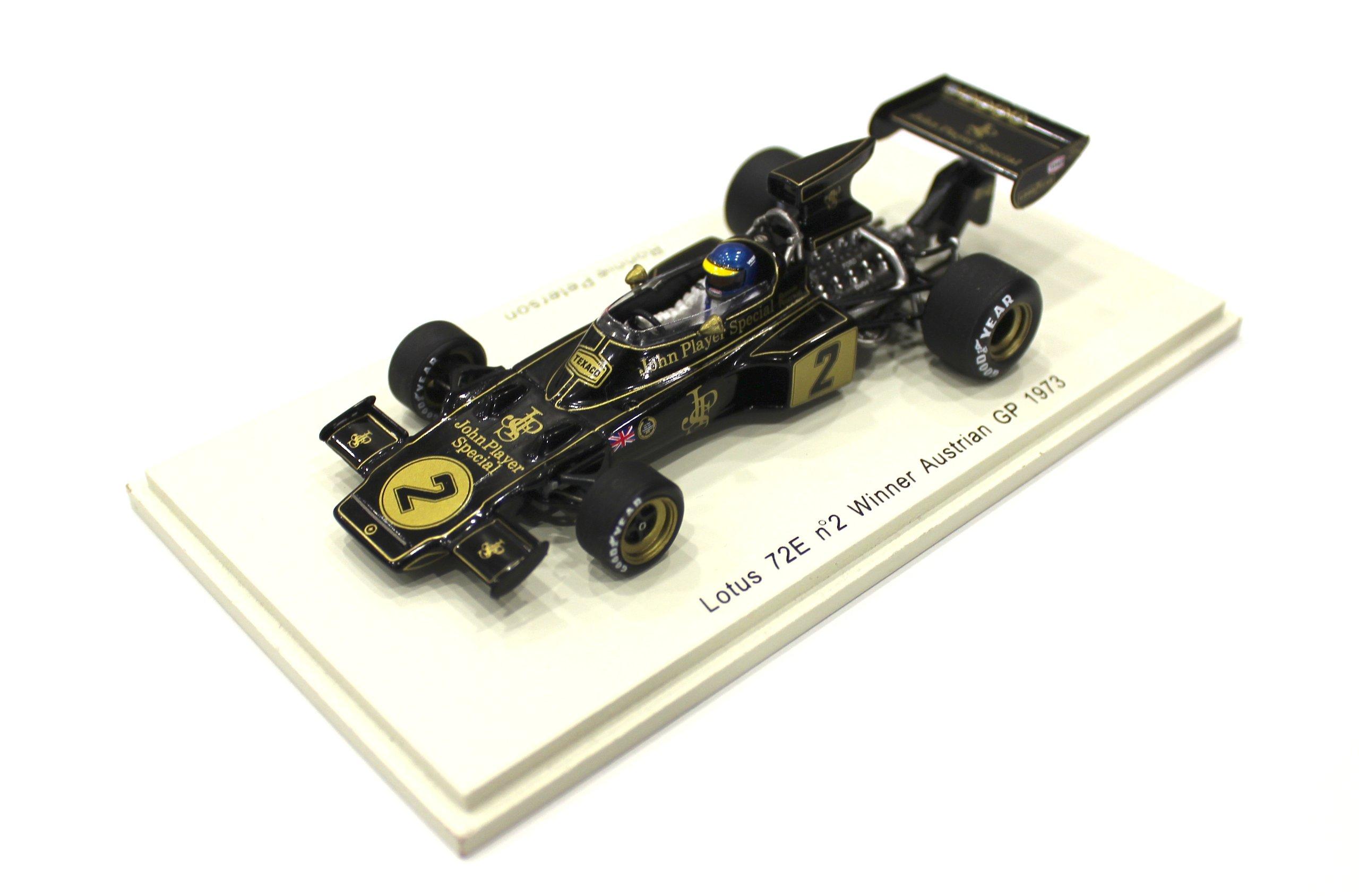 Масштабная модель Lotus 72E Гран-при Австрии 1973 года Peterson [PLANEX COLLECTION/Spark] 1/43 R.