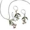 Vintage Style Convallaria Majalis Earrings Drop Shape Dangle Flower Jewelry  Women Jewelry