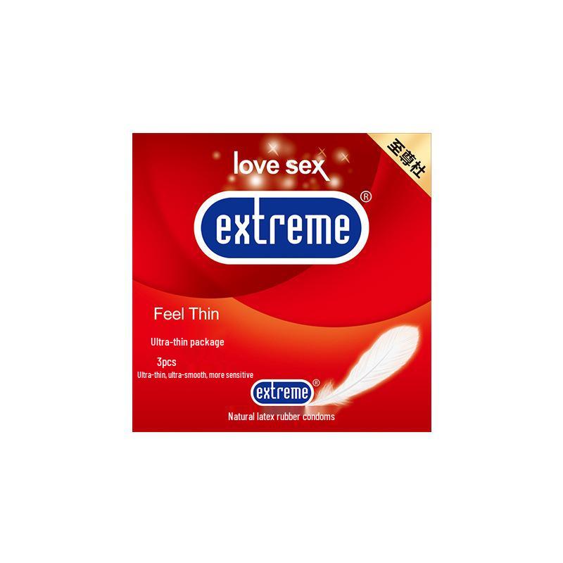 Prezervative Celebrity Ultra-Subțiri cu Particule Mari - Pachet de Trei