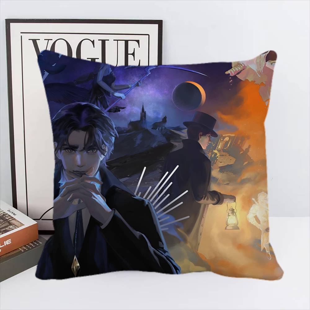 Federa Cuscino Anime Lord Of Mysteries Quadrato Camera da Letto Divano Cuscino Comfort per il Tempo Libero Decorazione Auto Casa