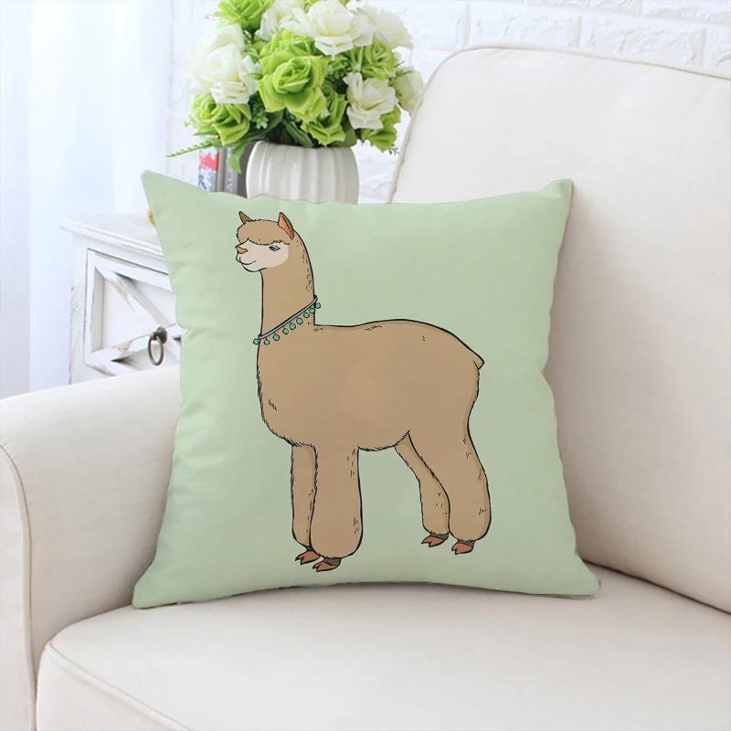 Cartoon Sheep Decorative Pillowcase Car Ornaments Office Living Room Sofa Home Pillowcase