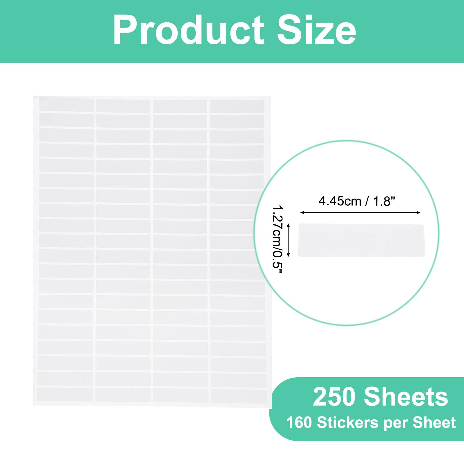 

250Sheets Barcode Label Stickers Printable Laser and Inkjet Thermal Paper Labels White Self-adhesive Address Mailing Labels