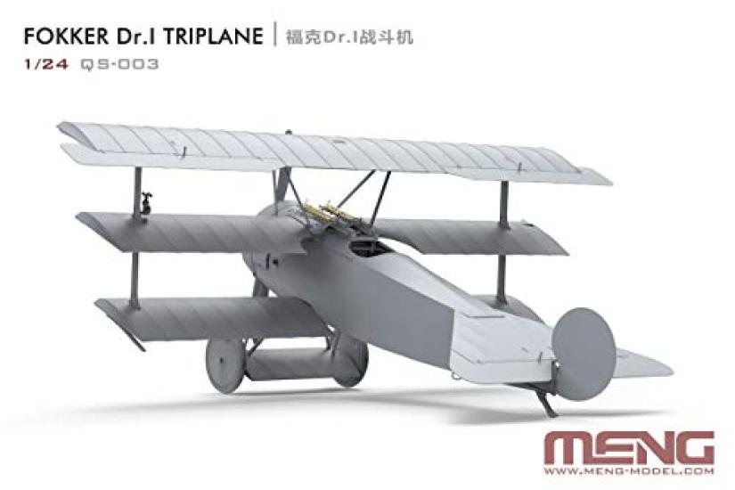 Mon Model German Fokker Fighter with Pour Le Merite Medal Plastic Model 1/24 Dr.1 MQS-003S