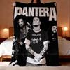 P-Pantera Band Throw Lightweight 240g Flannel Blanket Soft Skin-friendly for Summer Cooling