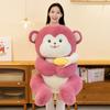 Monkey Pink Banana Plush Toys Adorable Cartoon Birthdays Gifts Dolls Cuddly