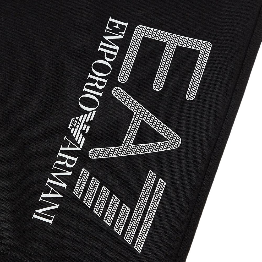 Emporio Armani Logo Print Cotton Shorts Men shorts Black 3KPS73-PJ05Z-1200