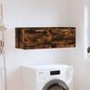 VidaXL Wall Cabinet Smoked Oak 100x36.5x35 Cm Engineered Wood 830121