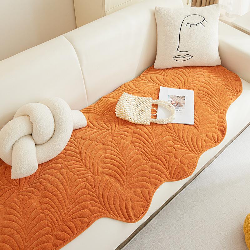 Cojín de Sofá Jacquard Chenille con Forma Universal para las Cuatro Estaciones Cubre Sofá Antideslizante Nuevo 2024 de Alto Nivel Toalla de Cubierta