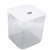 Medication Lock Box with Code Lockable Storage Box for Fridge Snacks Food Phone Lock Box for Home Dorms Office Clear