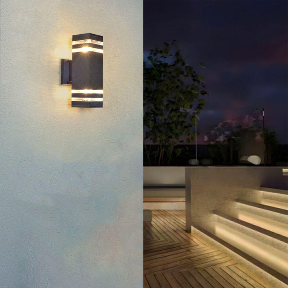 Modern Wall Lamp Up Down Lighting Ceiling Light Simple Outdoor Sconce  Stair Corridor
