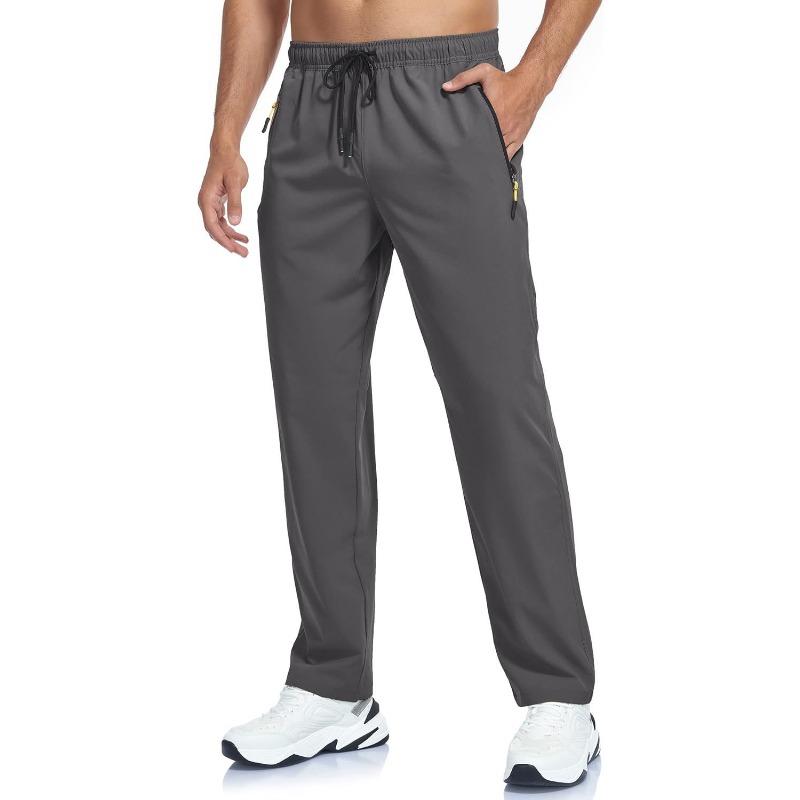 Spring and Summer Thin Ice Silk Quick Dry Casual Pants Outdoor Running Fitness Sports Pants Men S Casual Pants Clothing Work Pants Leisure Trouser